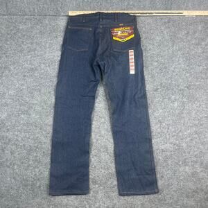 Rustler Jeans Men Size 34x32 Blue Regular Fit Straight Leg Dark Wash NWT Vintage